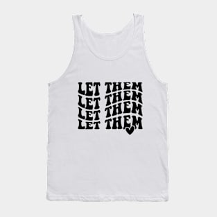 Let Them (Black) Tank Top